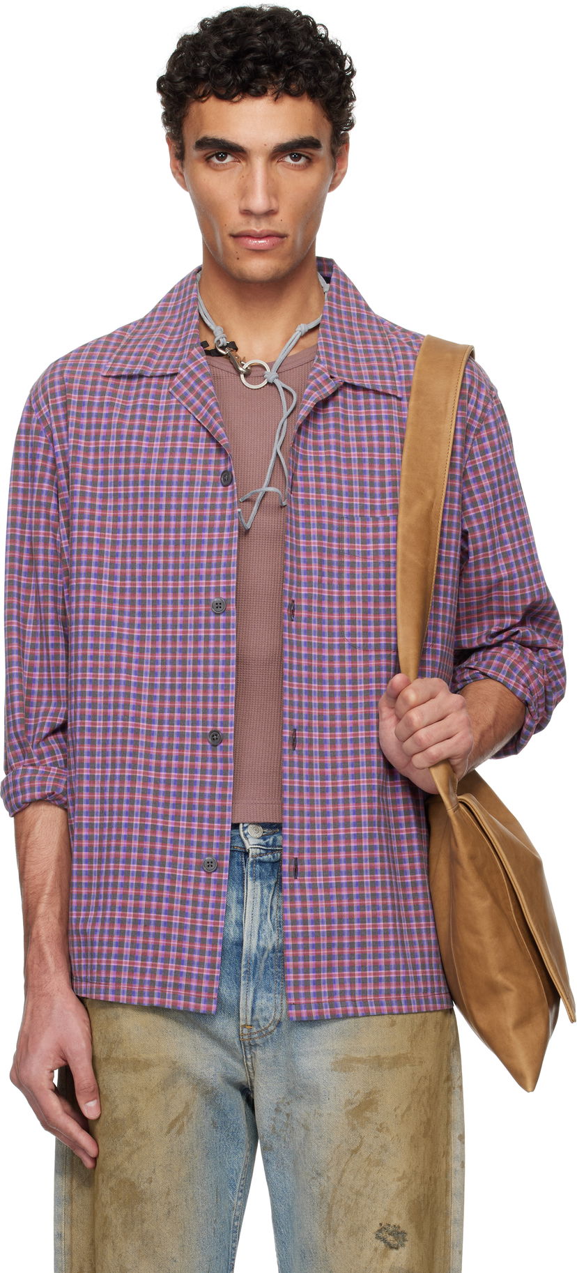 Košulja OUR LEGACY Our Legacy Heusen Plaid Shirt Ljubičasta | M2252HV