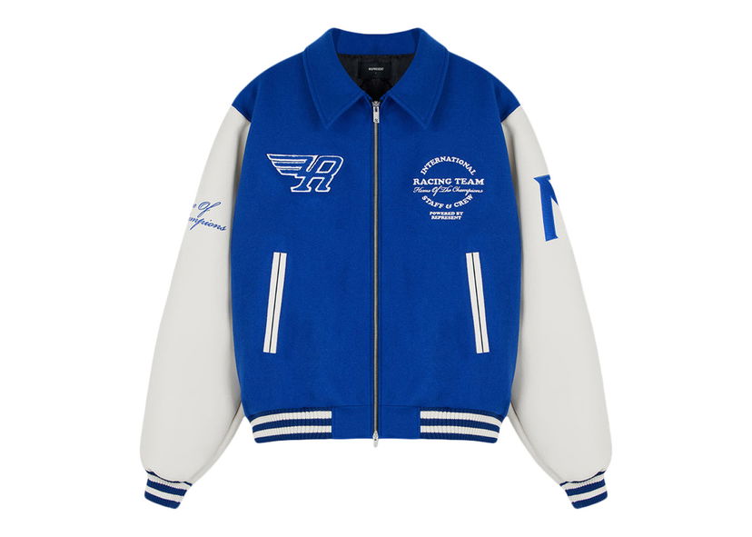 Jakna Represent Clo Represent Racing Team Varsity Jacket Cobalt Plava | M01143-109