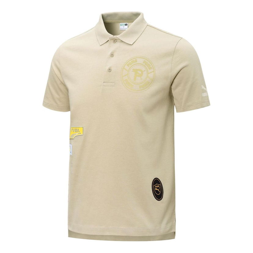 Polo majica Puma Mix Badge Polo Shirt Bež | 537039-64