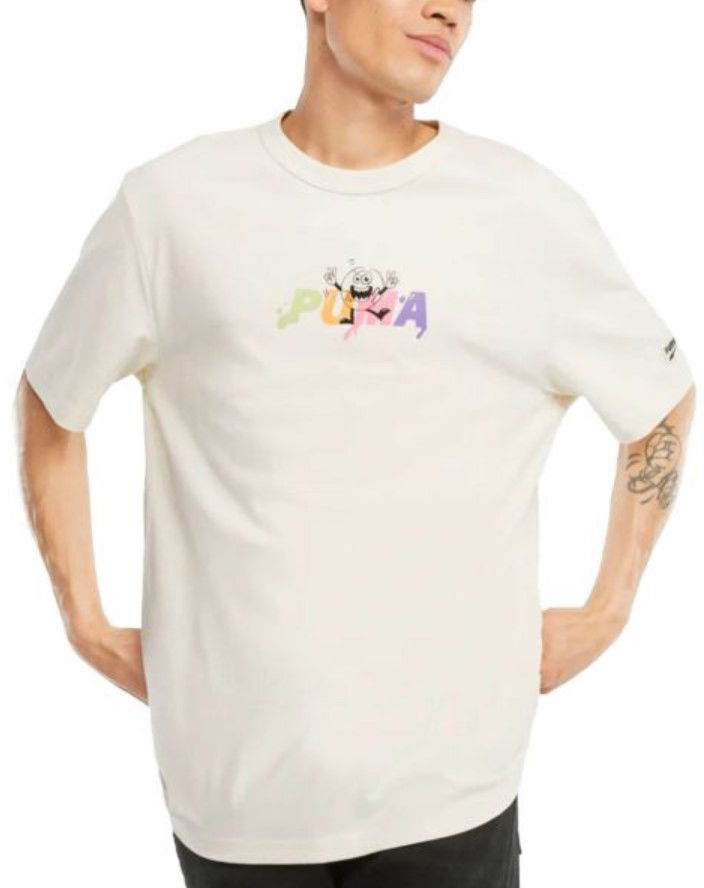 Majica kratkih rukava Puma Downtown Graphic Tee Bijela | 53159688