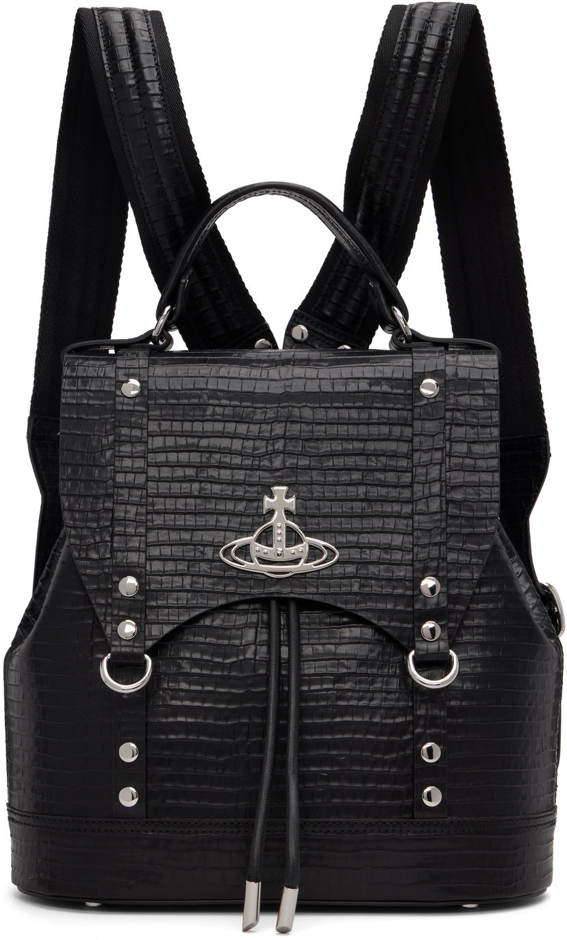 Ruksak Vivienne Westwood Vivienne Westwood Max Small Backpack Crna | 4A030006U-L00C1-