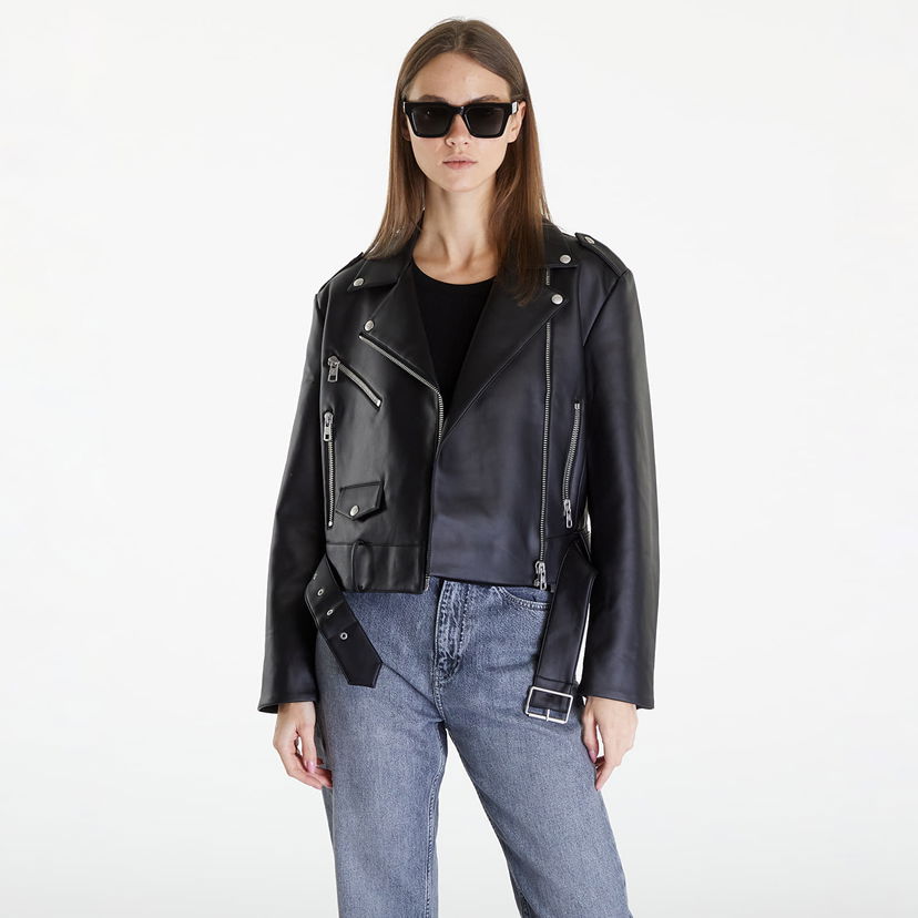 Jakna CALVIN KLEIN Classic Faux Leather Black Crna | J20J223448 BEH