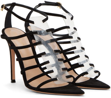 Njega cipela Gianvito Rossi Gianvito Rossi Suede Heeled Sandals Crna | G61672.15RIC.CGS, 3