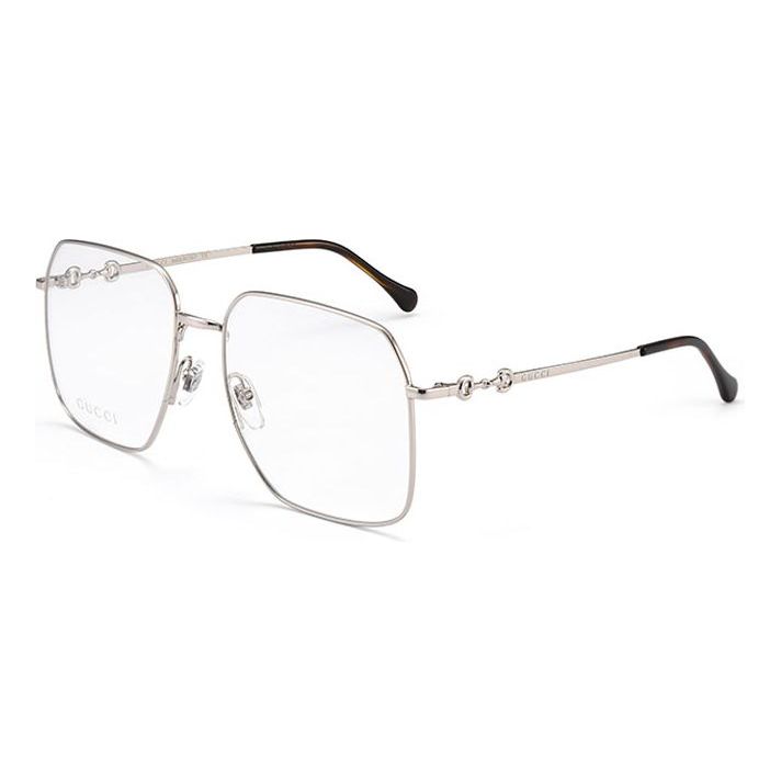 Sunčane naočale Gucci Gucci Horsebit Square Eyeglasses Metalik | GG0952O-003