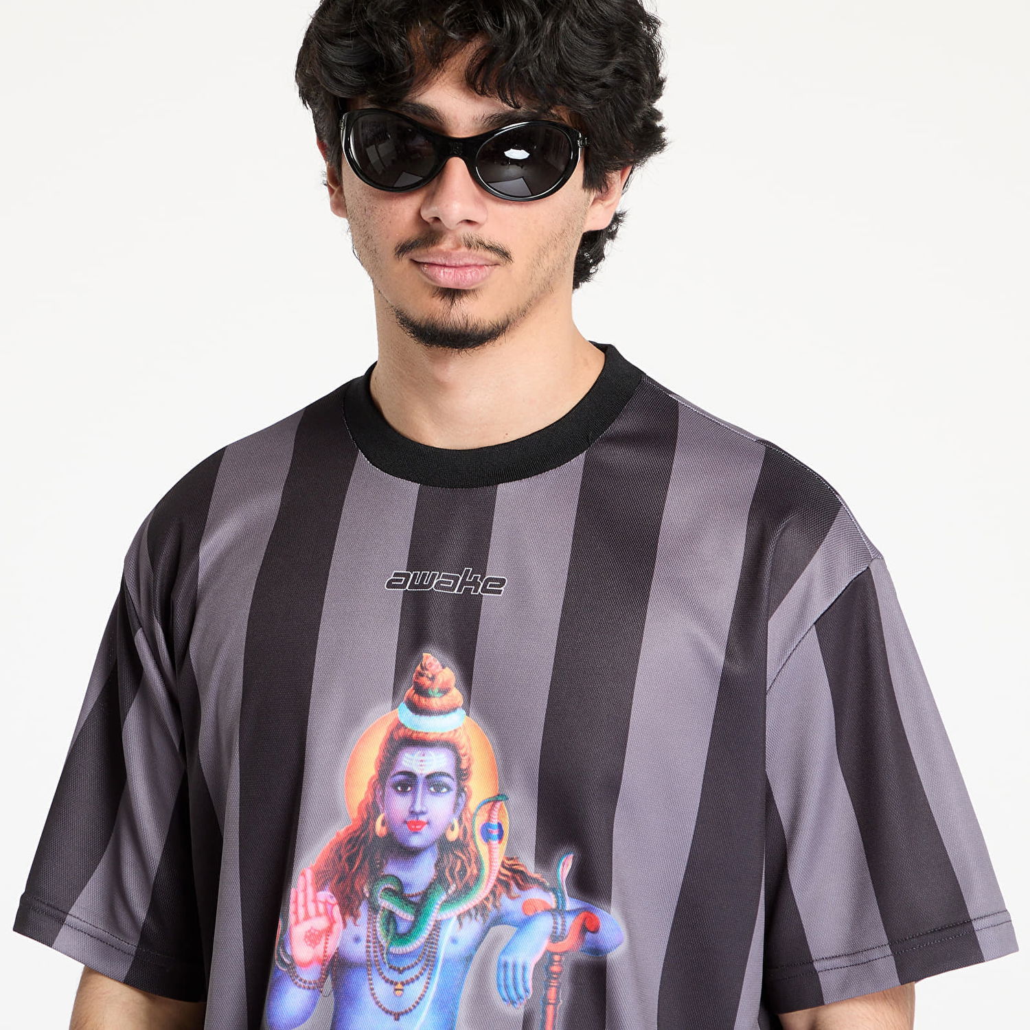Majica kratkih rukava Awake NY Awake NY Soccer Jersey SS Top Siva | AWK-SP25-TP006-BLK, 1
