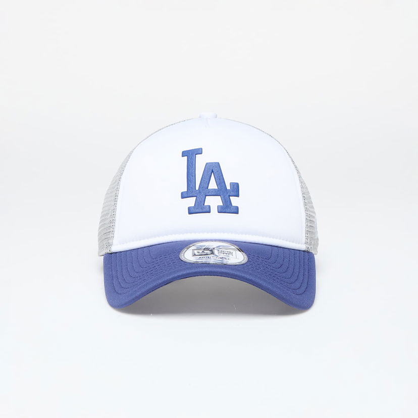 Kapa New Era Cap Los Angeles Dodgers 9FORTY Trucker Cap Dark Royal/ Gray Bijela | 60503524