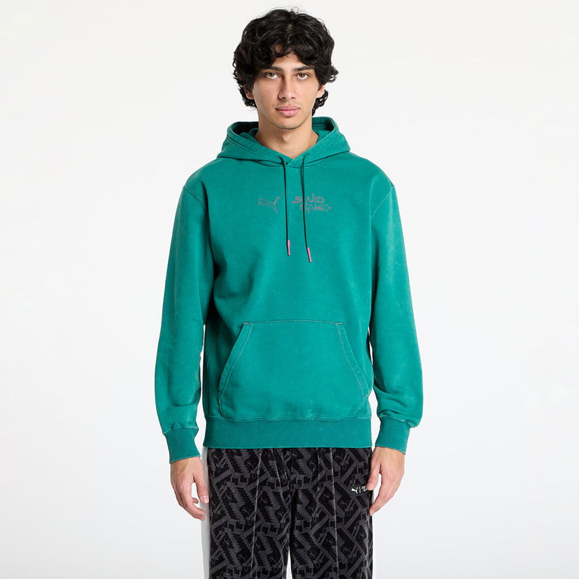 Dukserice Puma Squid Game x Graphic Hoodie Zelena | 62742786