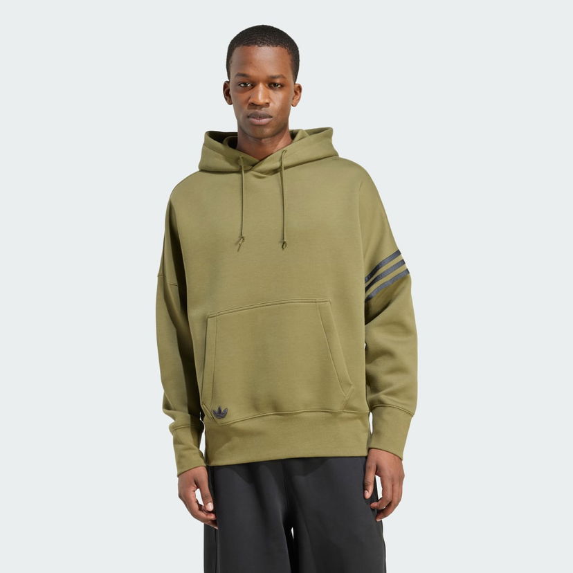 Dukserice adidas Performance Neuclassics Hoodie Zelena | HZ3739