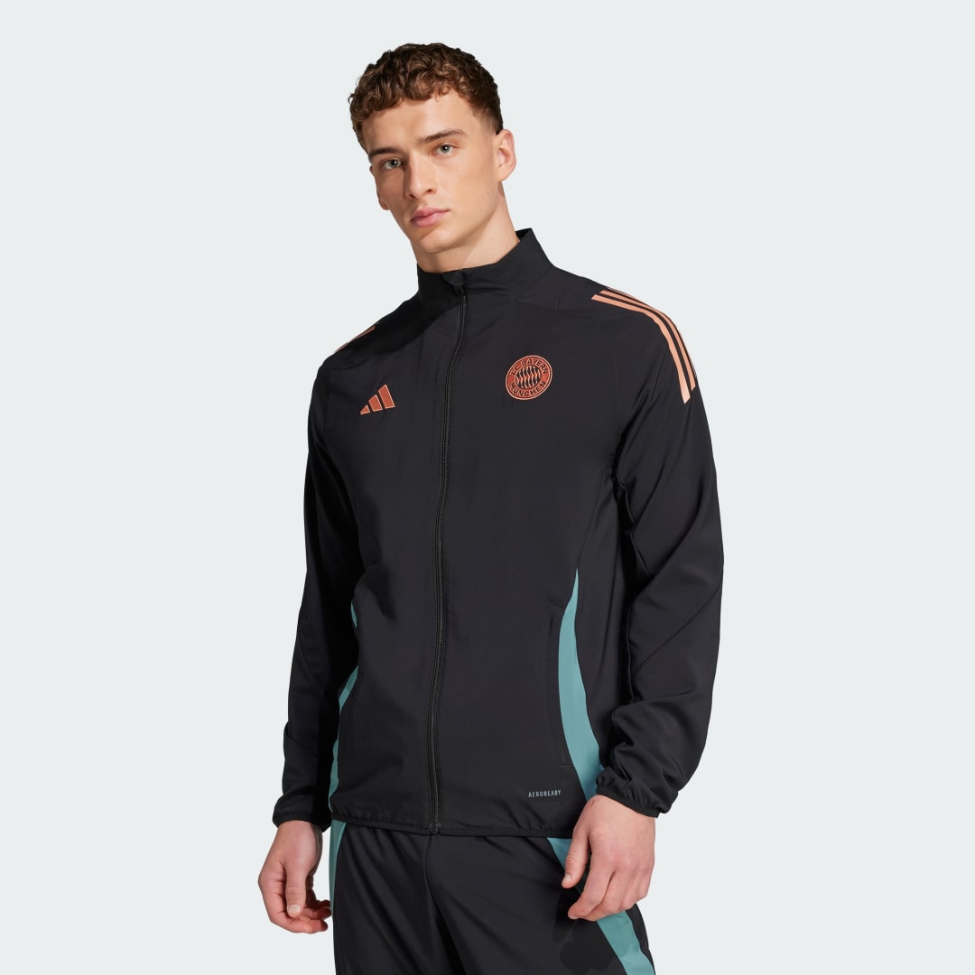 Vjetrovka adidas Performance FC Bayern Tiro 24 Presentation Jacket Crna | JI5280, 0