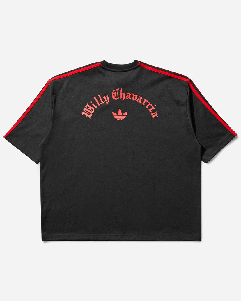 Crop top adidas Originals Willy Chavarria Signature Cropped Tee Crna | JW1447