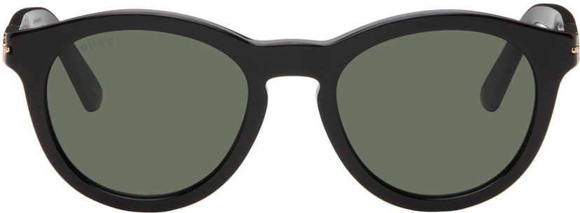 Sunčane naočale Gucci Gucci Black Round Sunglasses Crna | GG1501S-001