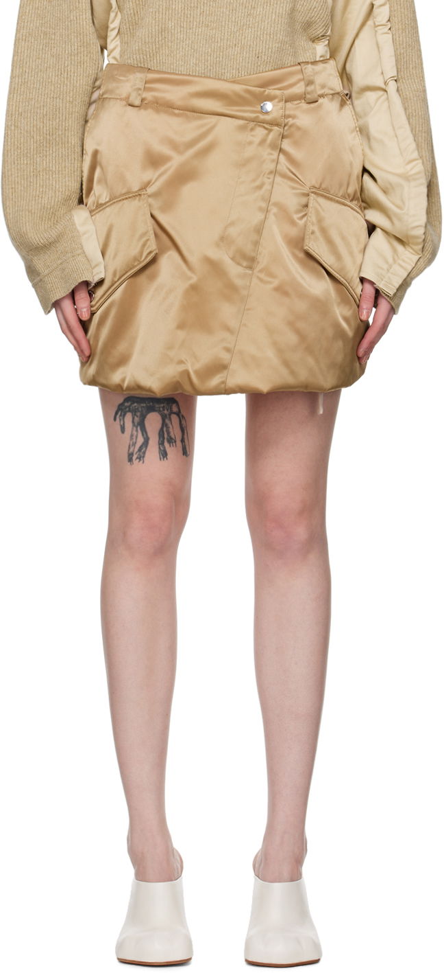 Suknja JW Anderson JW Anderson Padded Miniskirt Bež | SK0170-PG1535