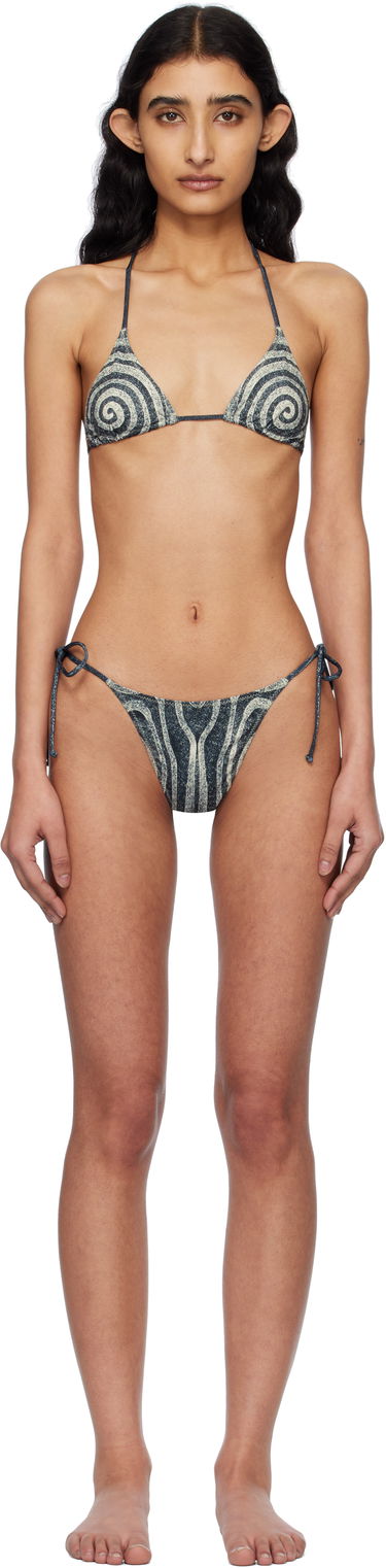 Kupaći kostimi Jean Paul Gaultier Jean Paul Gaultier 'The Spirale' Bikini Plava | 25/34-F-BS024-J587-000203, 0