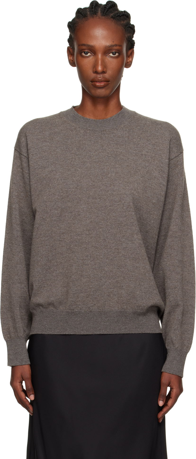Džemper Róhe Róhe Crew-Neck Sweater Siva | 416-23-318
