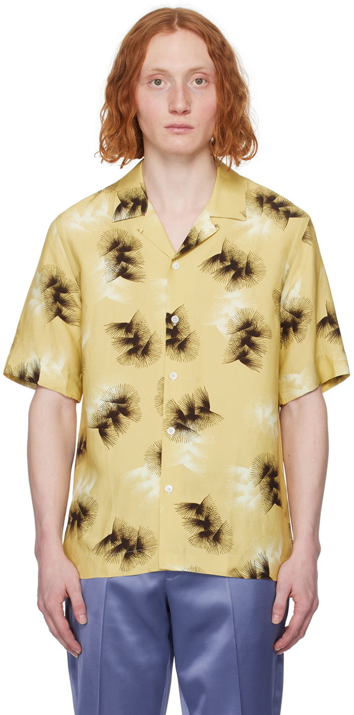 Košulja Paul Smith Paul Smith Abstract Print Short Sleeve Shirt Žuta | M1R-905U-M02229-10