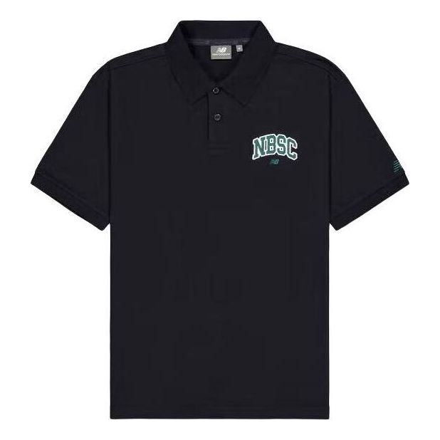 Polo majica New Balance NBSC Polo Shirt Tamnoplava | NFE22011-BK