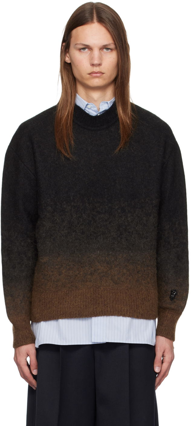 Džemper Simone Rocha Simone Rocha Relaxed Gradient Sweater Smeđa | MIMK4MB 0657, 0