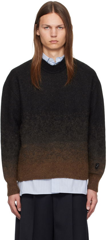 Džemper Simone Rocha Simone Rocha Relaxed Gradient Sweater Smeđa | MIMK4MB 0657, 0