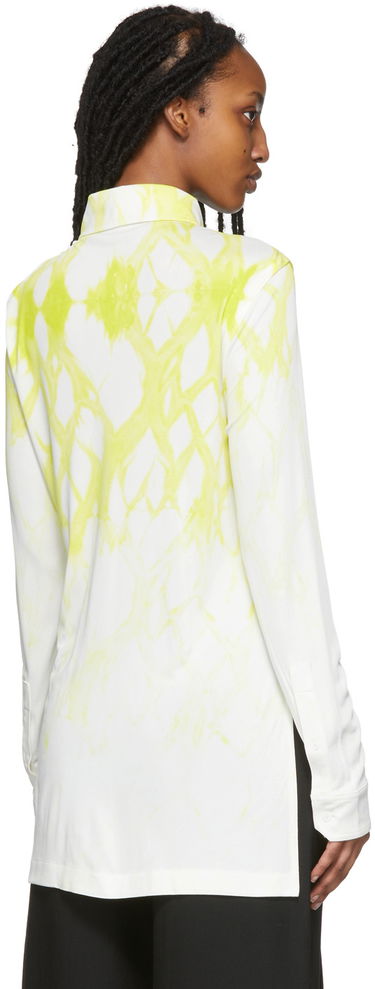 Košulja Dion Lee Shibori Print Relaxed Shirt Bijela | C5013R22, 2