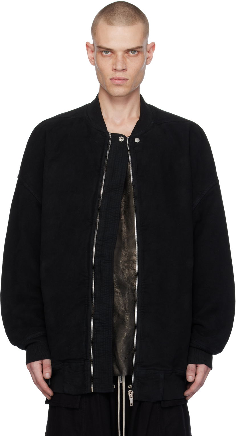 Bomber jakna Rick Owens Bomber Jacket Jumbo Flight Crna | DU02D2776 MO