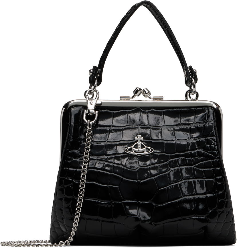 Ručna torbica Vivienne Westwood Vivienne Westwood Granny Frame Bag Crna | 4B010006W-L0098-