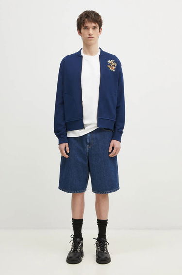 Dukserice Polo by Ralph Lauren Blue Sweatshirt With Palm Tree Embroidery Tamnoplava | 710970280, 4