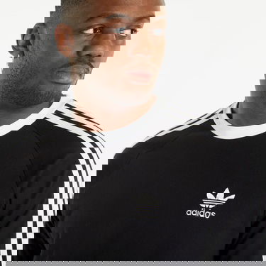 Majica kratkih rukava adidas Originals Long Sleeve 3 Stripe Tee Crna | IA4877, 4