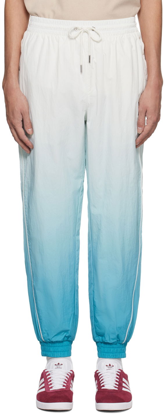 Trenirka Tommy Hilfiger Tommy Jeans White & Blue Degrade Track Pants Tirkiz | DM18054 CV3