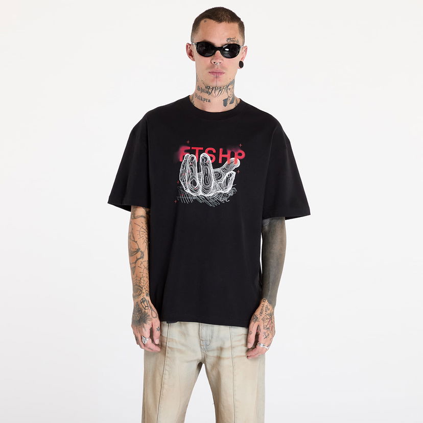 Majica kratkih rukava Footshop FTSHP Handful T-Shirt UNISEX Black XS Crna | FTSHP_423