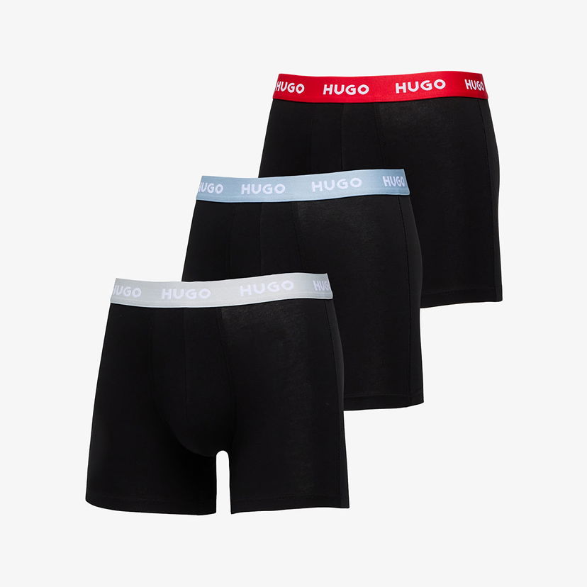 Bokserice BOSS Hugo Boxer Briefs 3-Pack Multicolor Crna | 50532613-975