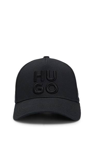Kapa BOSS HUGO Embroidered Logo Twill Cap Crna | 50533409
