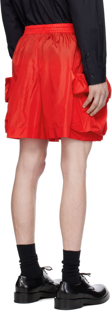 Kratke hlače Simone Rocha Simone Rocha Cargo Flap Pocket Drawstring Shorts Crvena | 4135 1067, 2