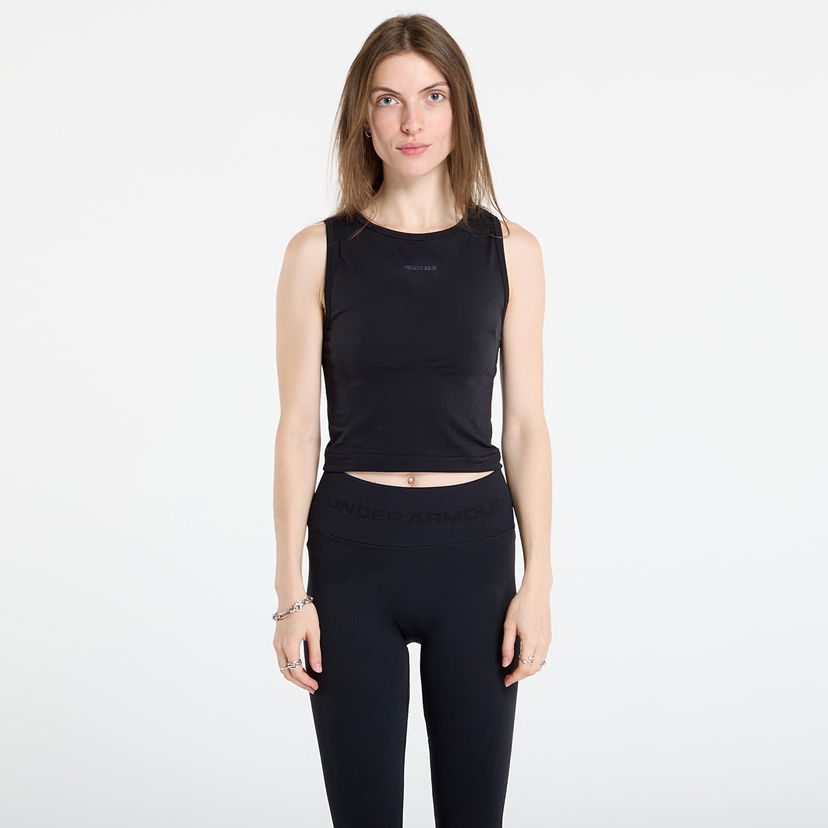 Majica bez rukava Under Armour Project Rock Seamless Tank Top Crna | 6007150-001