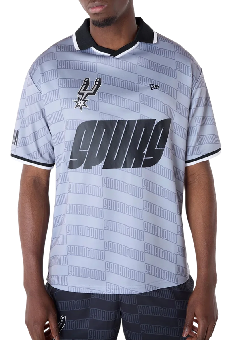Dres New Era NBA San Antonio Spurs Oversized T-Shirt Siva | 60596437-60596437, 0