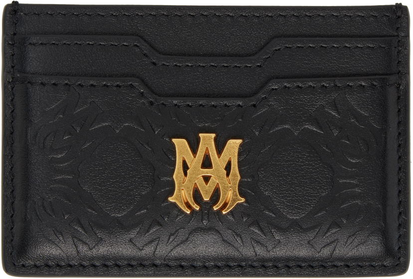 Novčanik AMIRI 'MA' Quad Leather Card Holder Crna | AMACCO1014