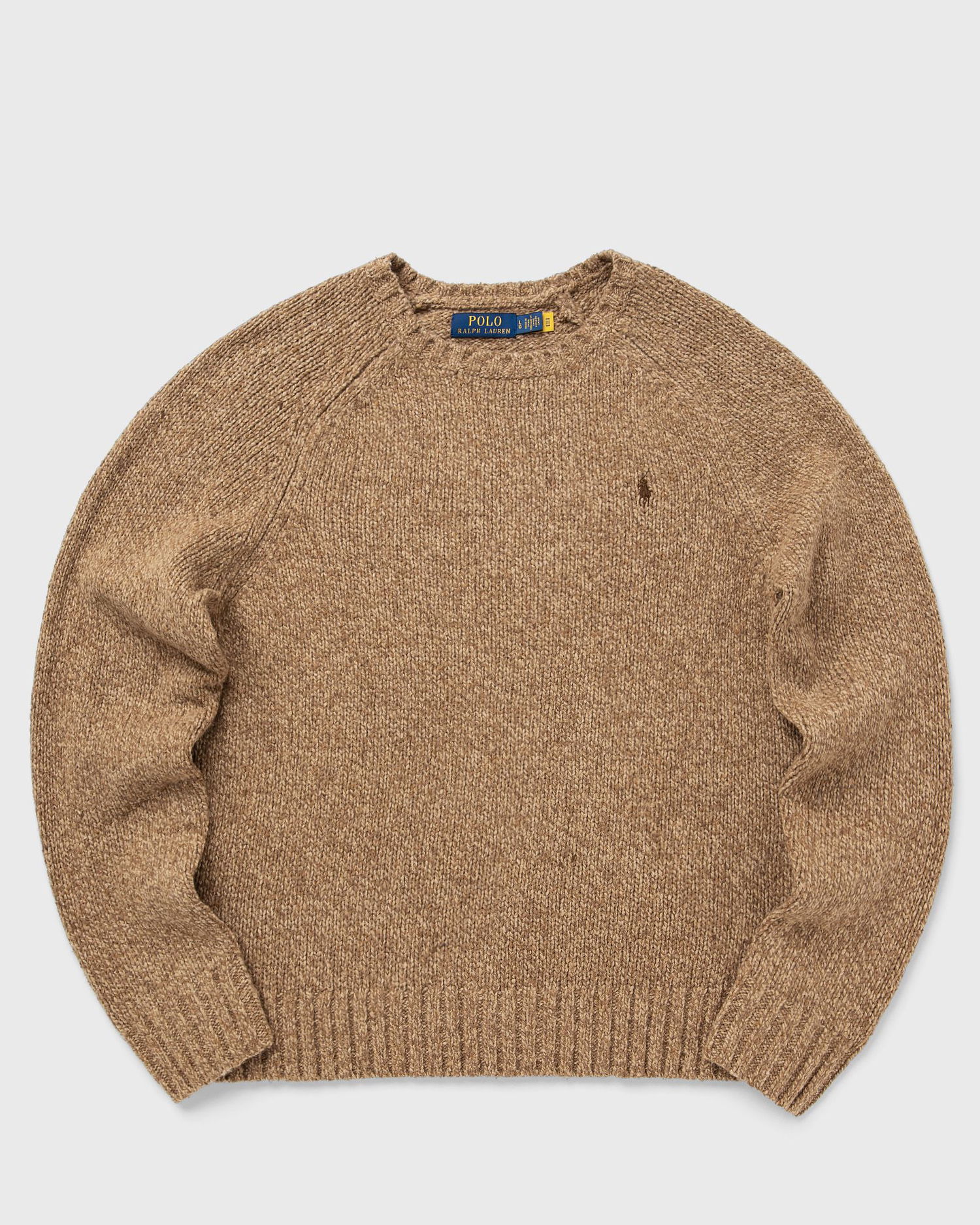 Džemper Polo by Ralph Lauren Knitted Raglan Crew Neck Pullover Bež | 710982142002, 1