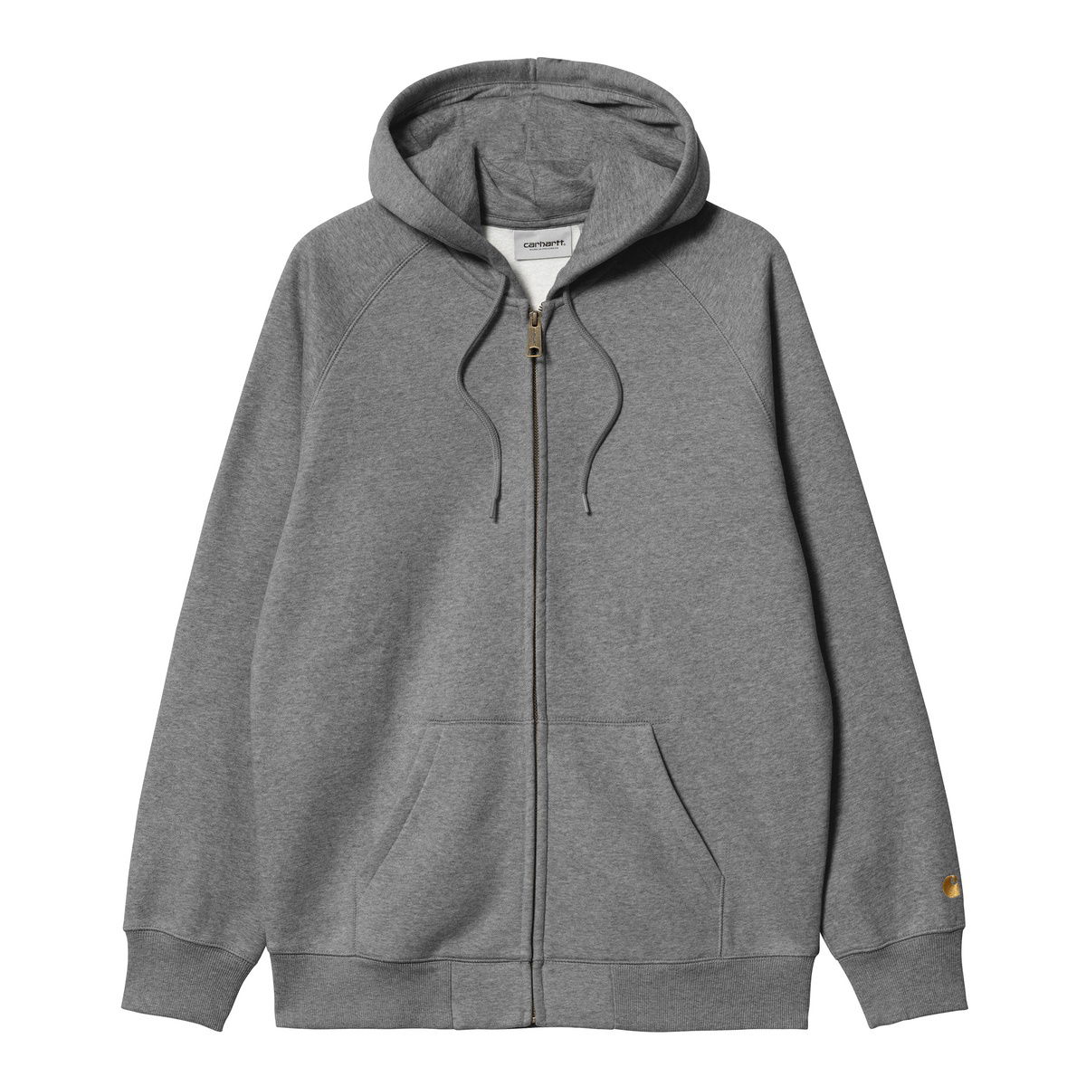 Dukserice Carhartt WIP Chase Hoodie Siva | I033664_00C_XX, 1
