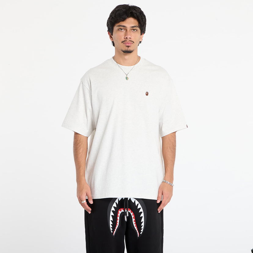 Majica kratkih rukava BAPE One Point Relaxed Fit Tee Bež | 001TEL801301MGRA