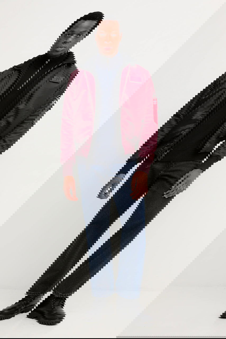 Bomber jakna Alpha Industries Winter Bomber Jacket Tamnocrvena | 183110.608, 1