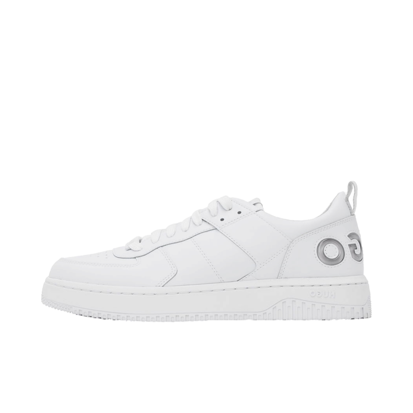 Tenisice i cipele BOSS Faux-Leather Sneakers Bijela | 50523442
