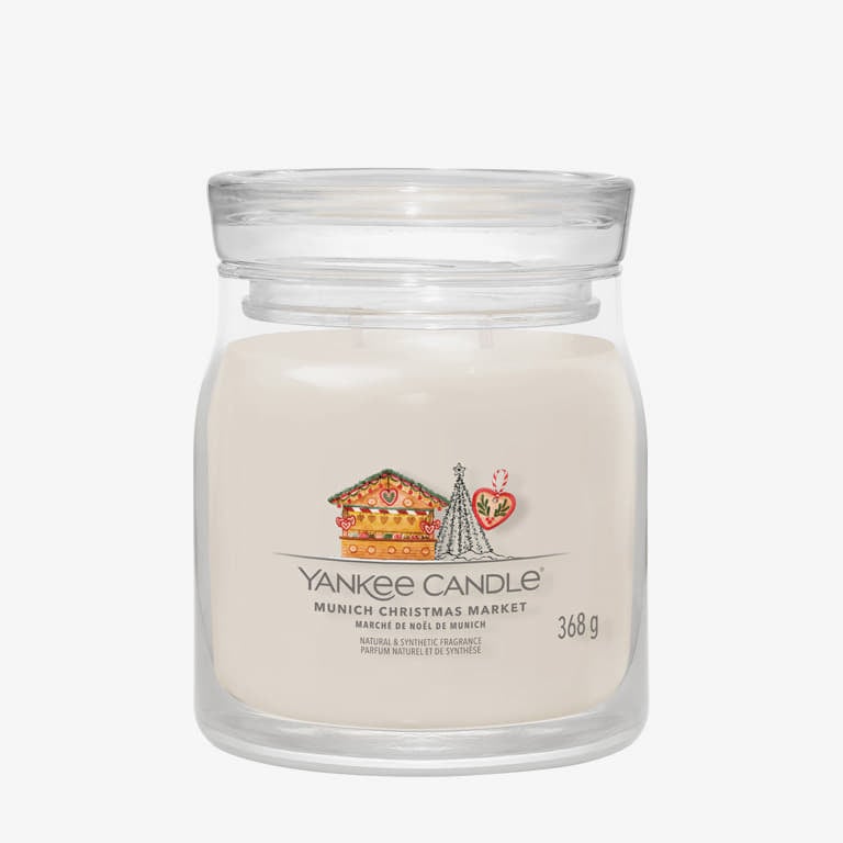 Svijeće Yankee Candle Christmas Market Medium Jar Candle Bijela | 42198