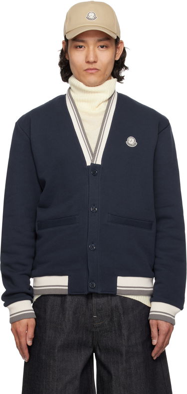 Džemper Moncler Moncler Genius Mercedes-Benz by NIGO Sweatshirt Cardigan Tamnoplava | K14018G0000589AWV, 0