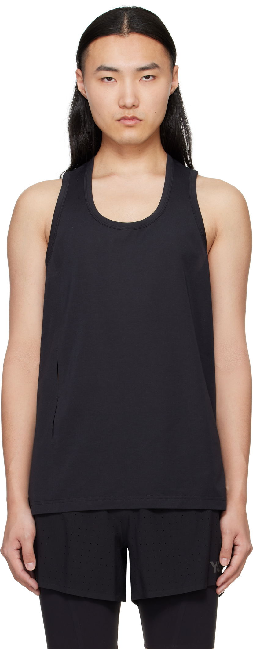 Majica bez rukava Y-3 Y-3 Sleeveless Tank Top Crna | JN4912