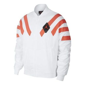 Bomber jakna Jordan Jordan SRT LGC Stripe Nylon Zipper Jacket Bijela | BV5406-100, 0