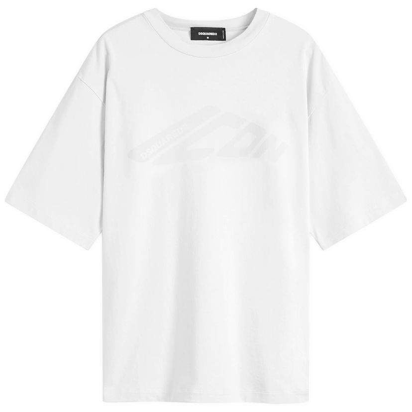 Majica kratkih rukava DSQUARED2 ICON Loose Fit T-Shirt Bijela | S79GC0107-S24583-100