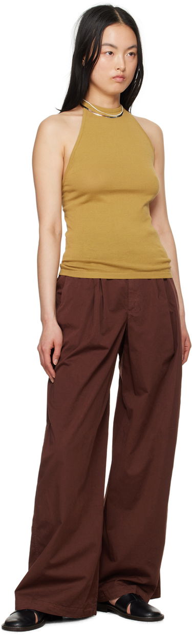 Majica bez rukava LEMAIRE Halter Tank Top Žuta | TO1228 LK116, 3
