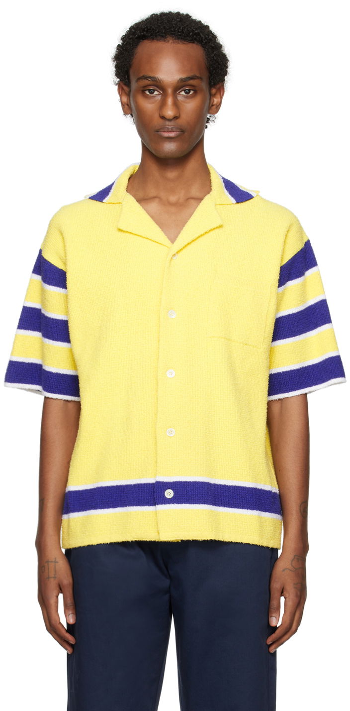 Košulja Marni Stripe Shirt Žuta | CUMG0007Q0 UFC206