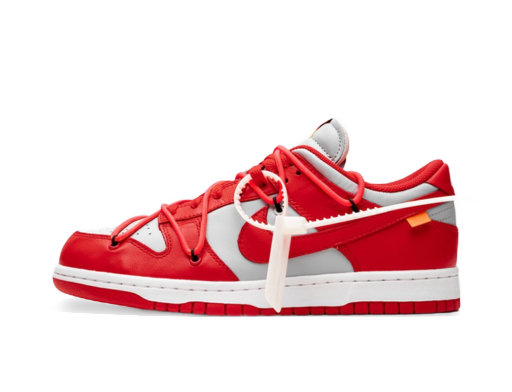 Tenisice i cipele Nike Off-White x Dunk Low "University Red" Crvena | CT0856-600