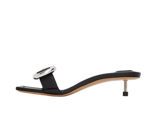 Tenisice i cipele Jacquemus Black Le Chouchou 'Les Sandales Regalo Basses' Heels Crna | 23H233FO117-3073