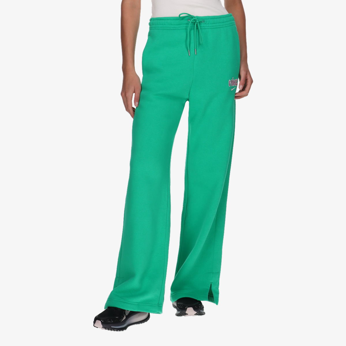 Trenirka Nike NSW PHNX 2 High Rise Wide Fleece Pant Zelena | IQ1424-324, 0